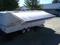  ROLLUP AWNING, COMPLETE 13' X 8' 